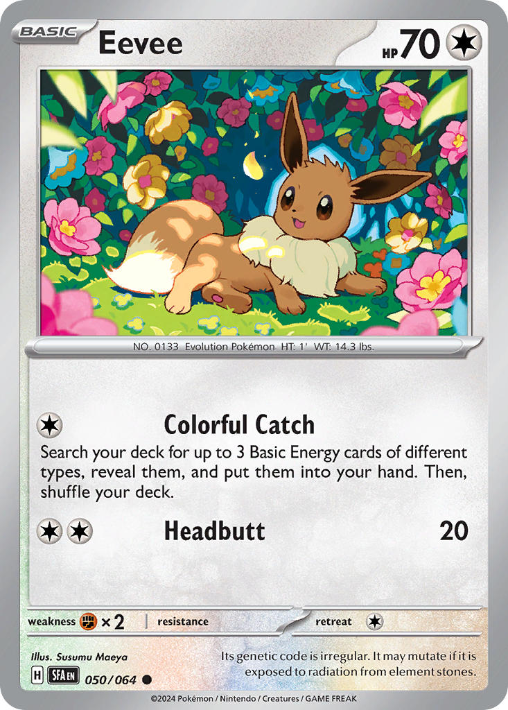 Shrouded Fable Eevee Pokémon card