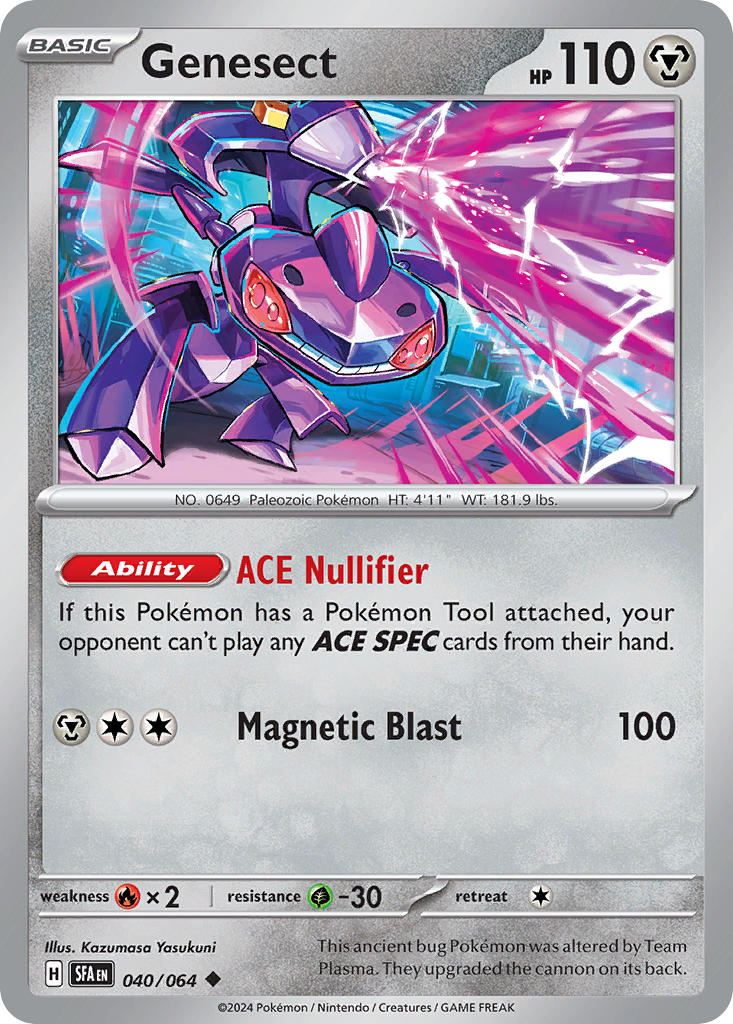Shrouded Fable Genesect Pokémon card