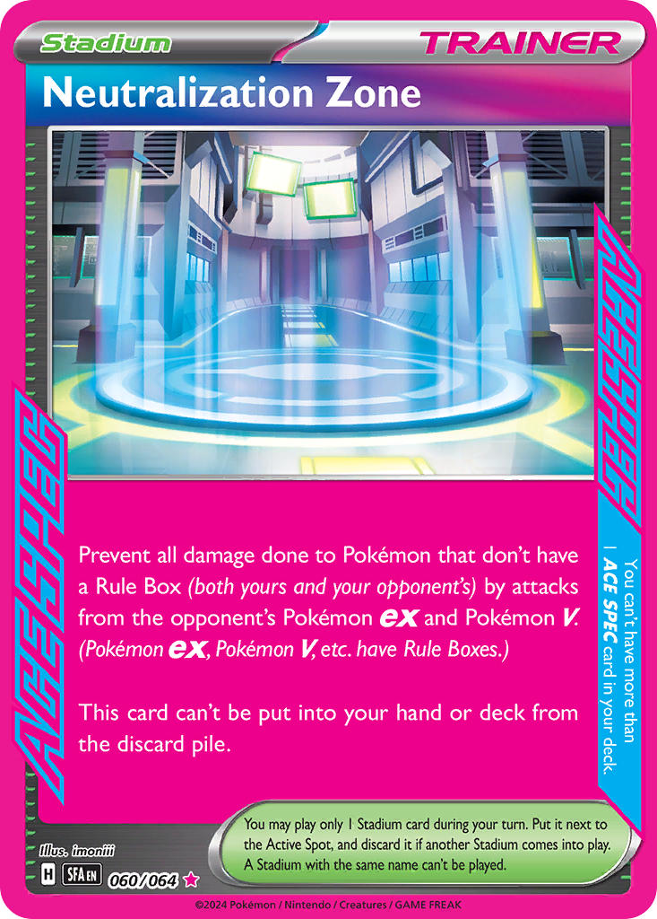 Shrouded Fable Neutralization Zone Pokémon card