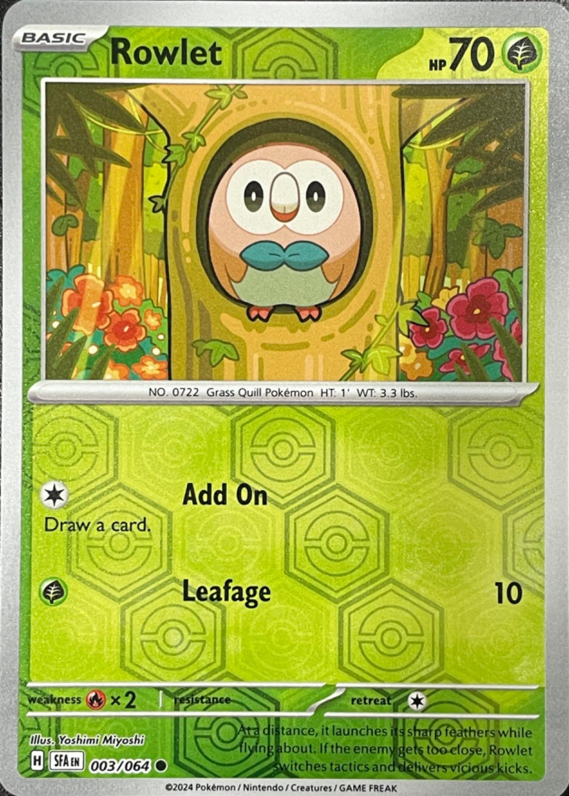 Rowlet [Reverse Holo]