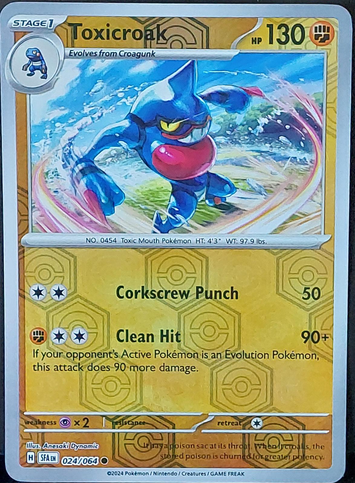 Toxicroak [Reverse Holo]