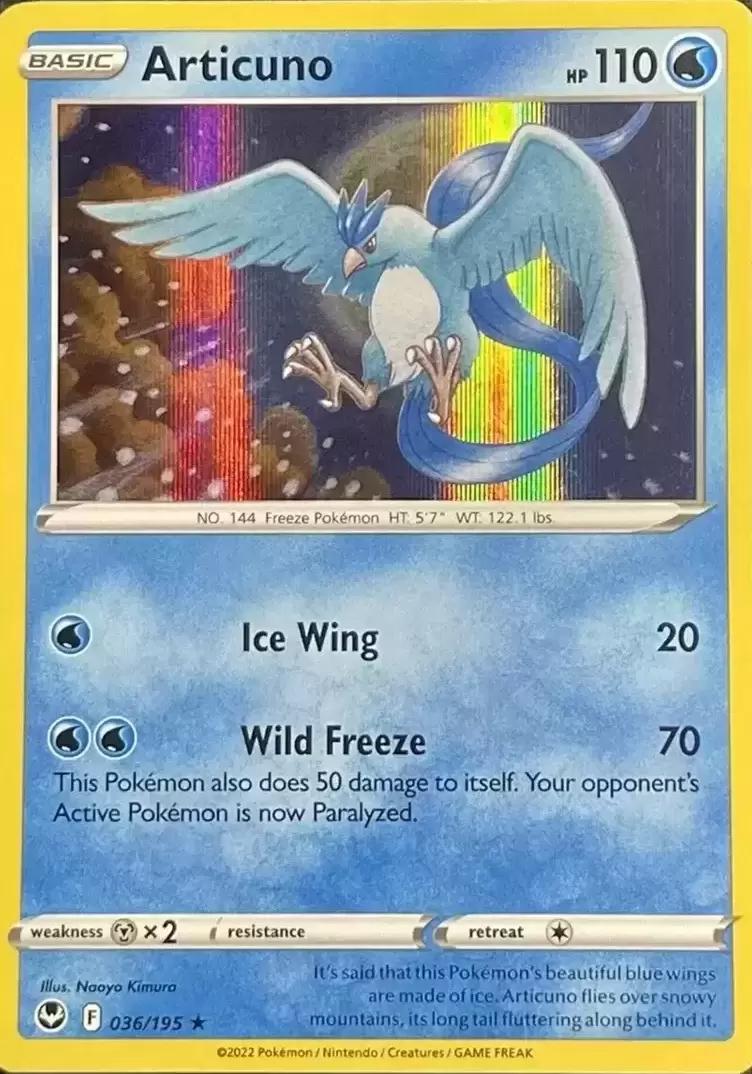 Silver Tempest Articuno [Cosmos-Holo] Pokémon card