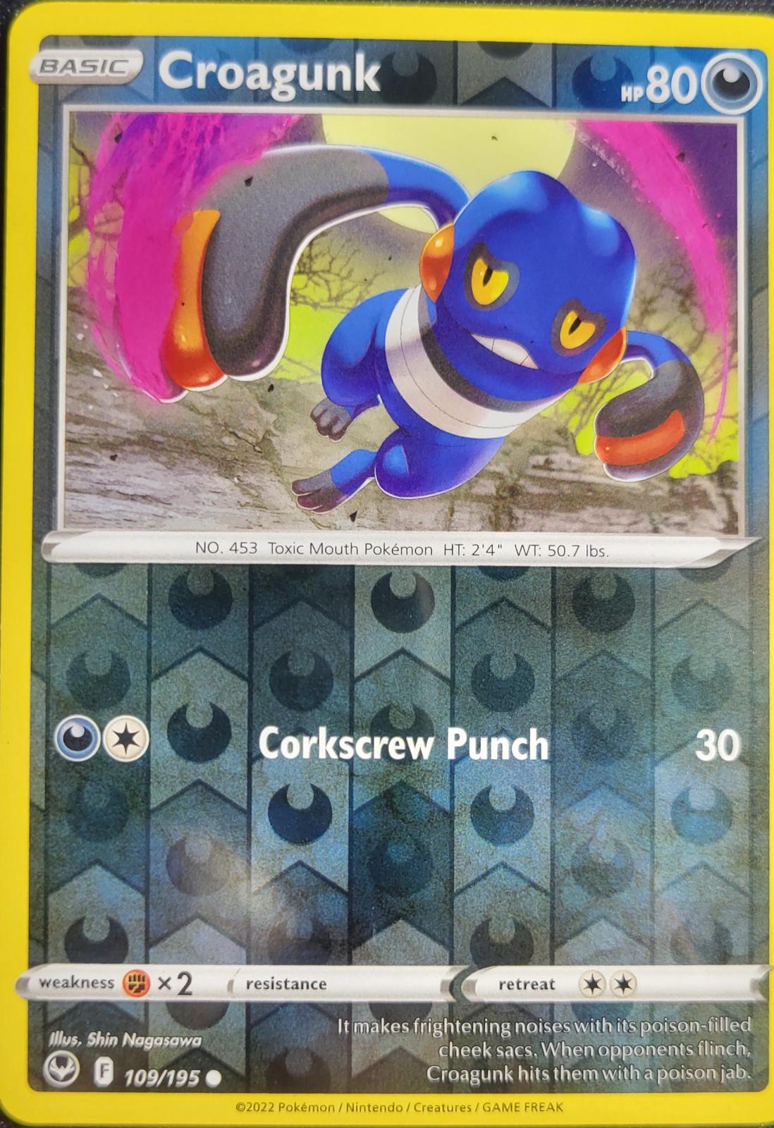 Croagunk [Reverse Holo]