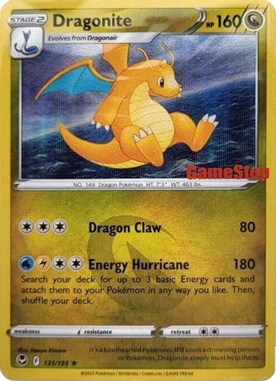 Silver Tempest Dragonite [Gamestop-Stamped] Pokémon card