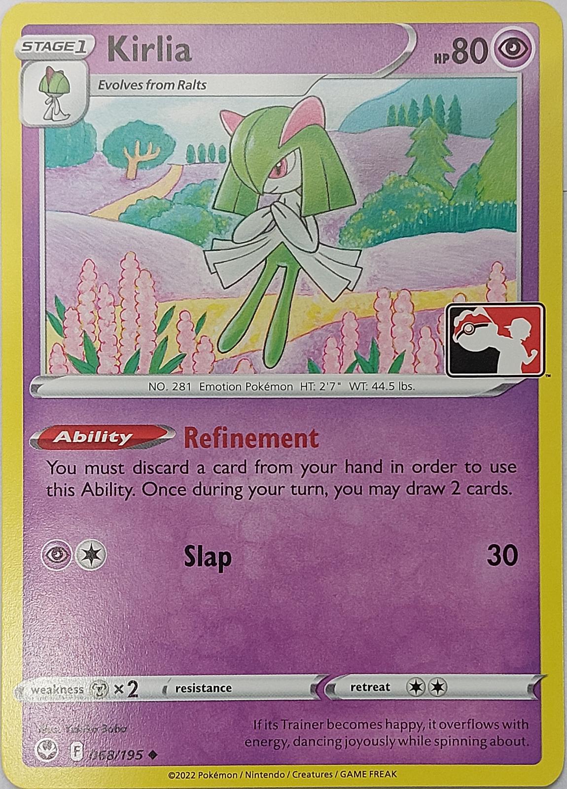 Silver Tempest Kirlia [Prize-Pack] Pokémon card