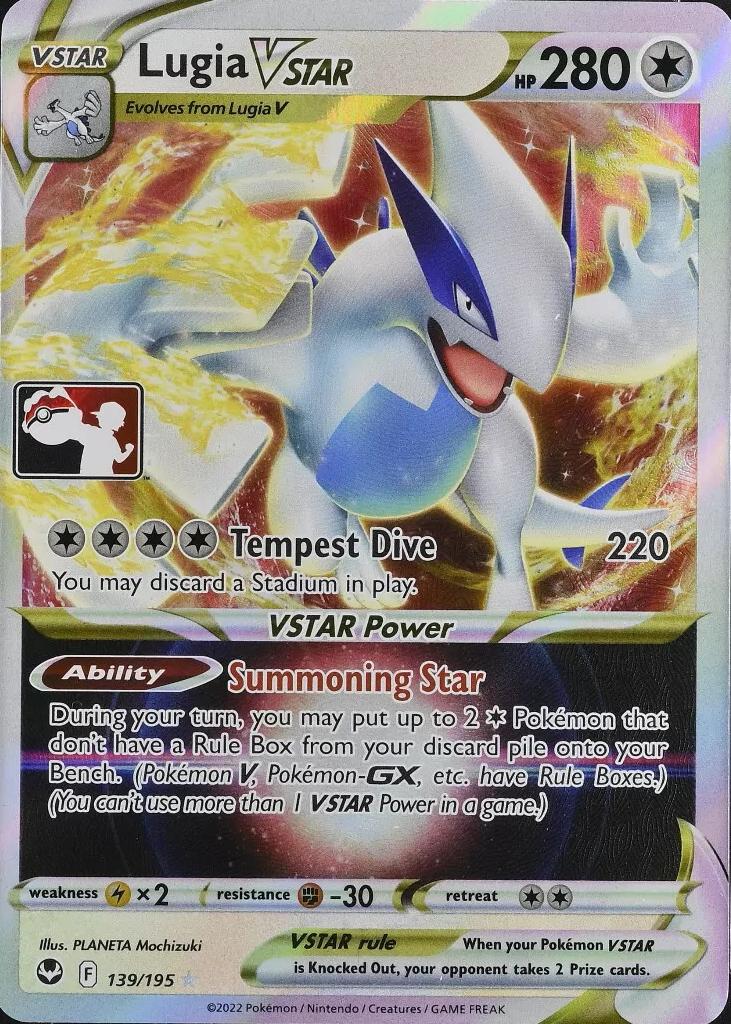 Silver Tempest Lugia VSTAR [Prize-Pack] Pokémon card