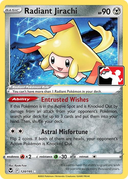 Silver Tempest Radiant Jirachi [Prize-Pack] Pokémon card