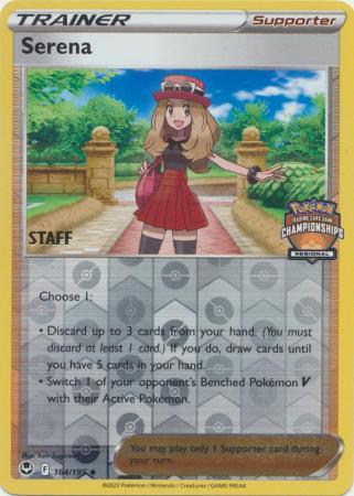 Silver Tempest Serena [Regional-Championships-Staff] Pokémon card