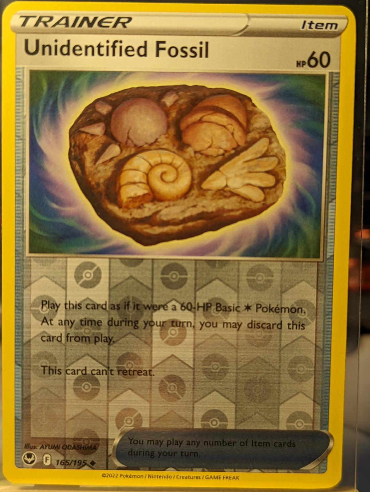 Unidentified Fossil [Reverse Holo]