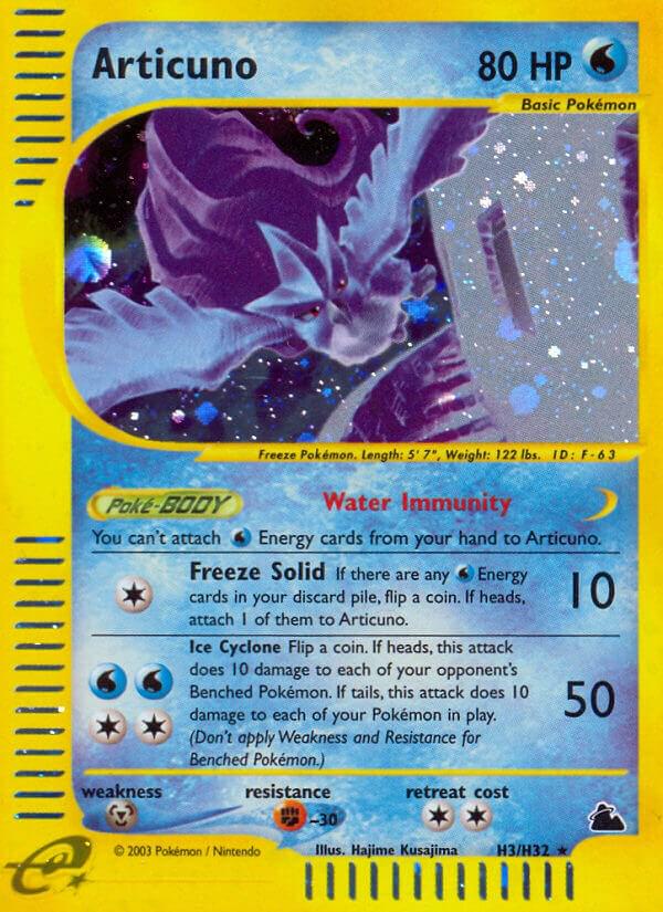 Skyridge Articuno Pokémon card