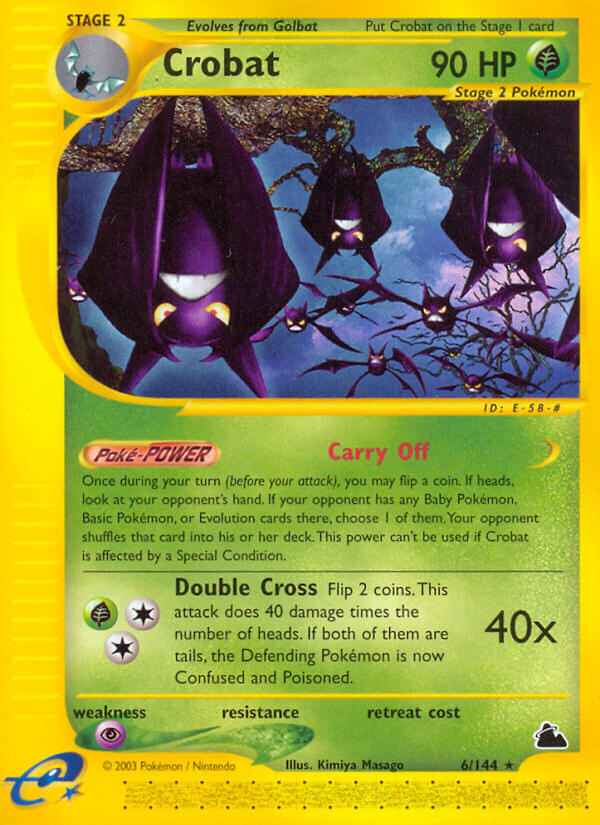 Skyridge Crobat Pokémon card