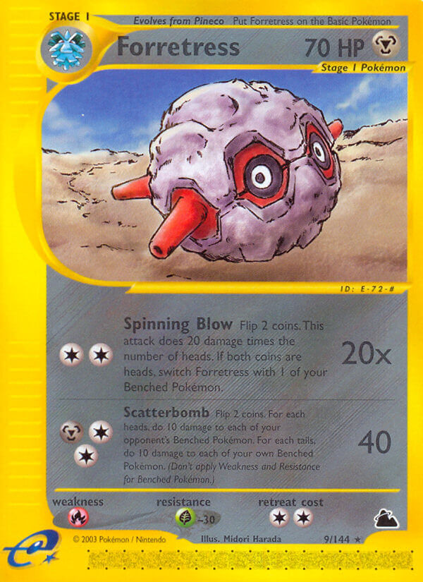 Skyridge Forretress Pokémon card