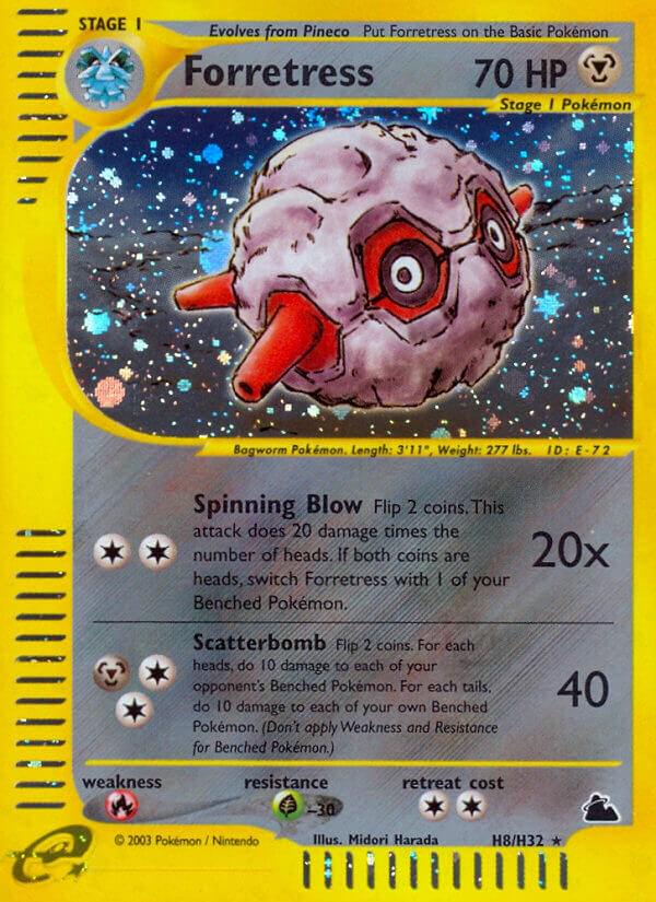 Skyridge Forretress Pokémon card