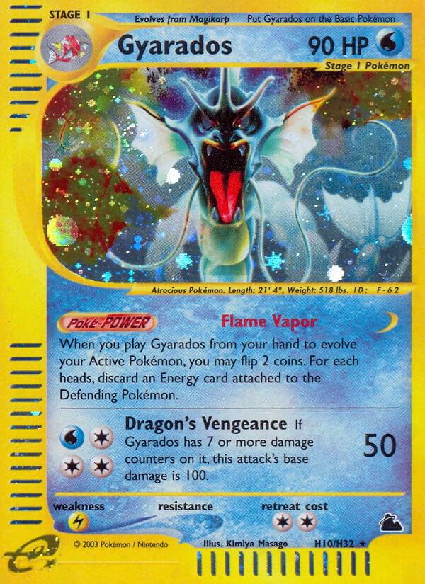Skyridge Gyarados Pokémon card