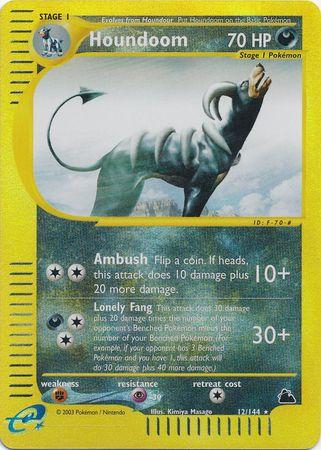 Skyridge Houndoom [Reverse Holo] Pokémon card