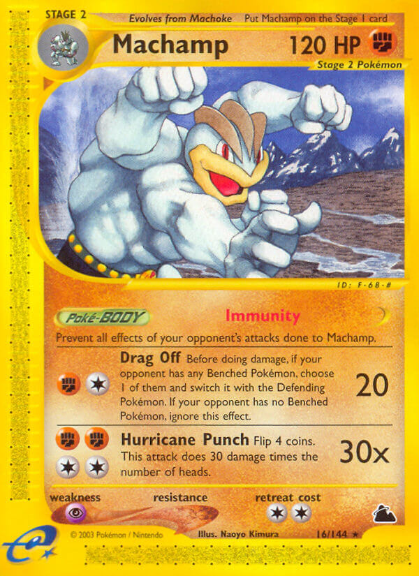 Skyridge Machamp Pokémon card