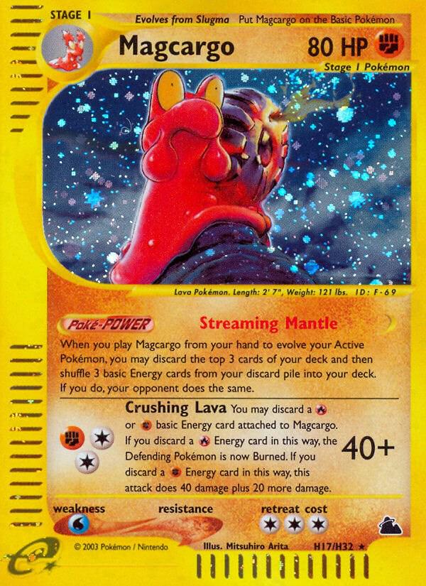 Skyridge Magcargo Pokémon card