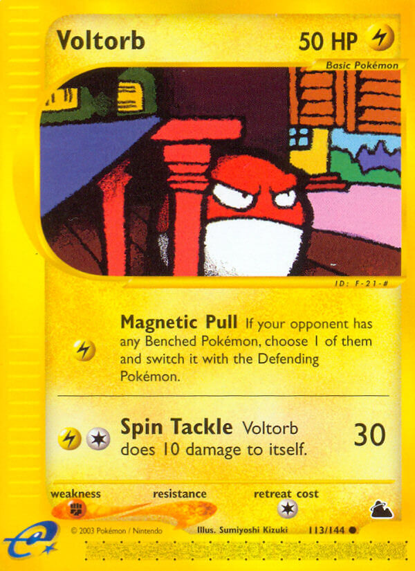 Skyridge Voltorb Pokémon card