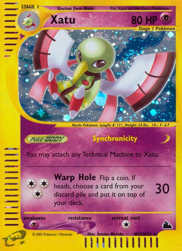 Skyridge Xatu Pokémon card