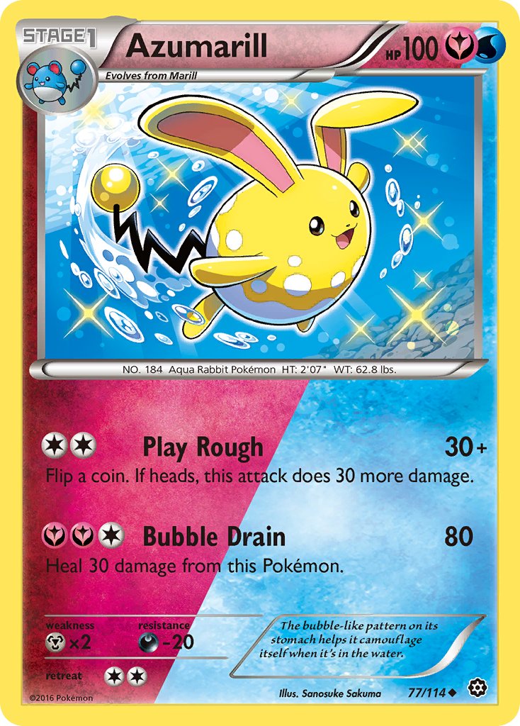 Steam Siege Azumarill Pokémon card