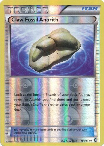 Claw Fossil Anorith [Reverse Holo]