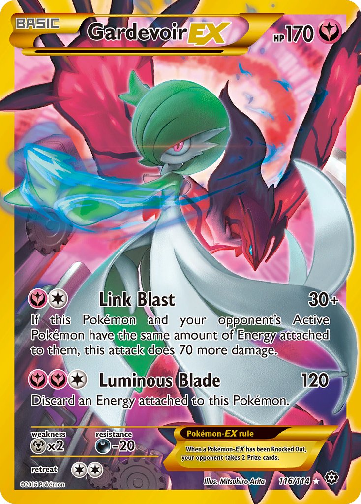 Steam Siege Gardevoir EX Pokémon card