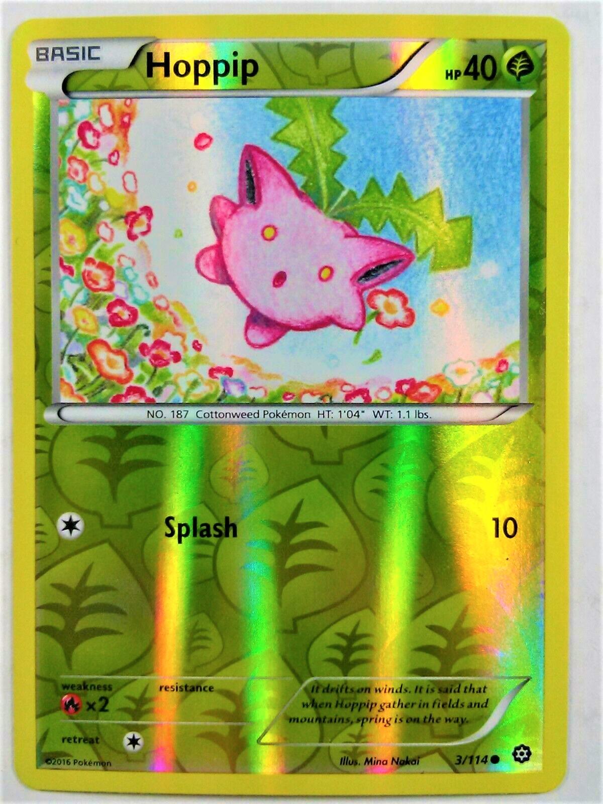Steam Siege Hoppip [Reverse Holo] Pokémon card