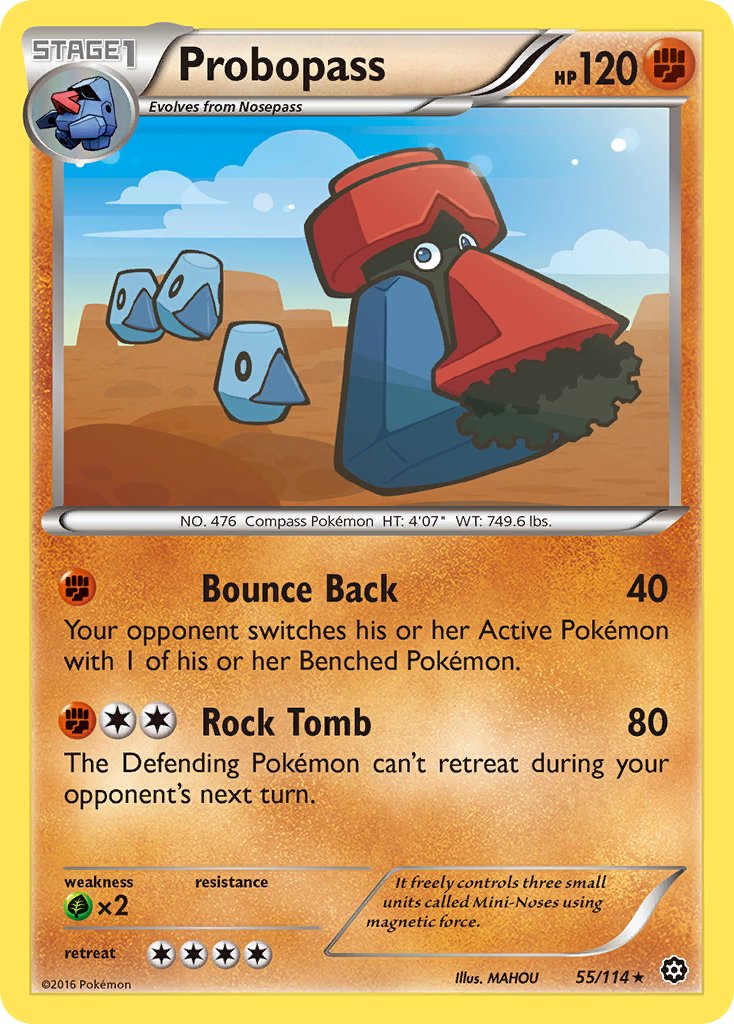 Steam Siege Probopass Pokémon card