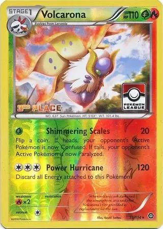 Steam Siege Volcarona [3rd-Place-League] Pokémon card
