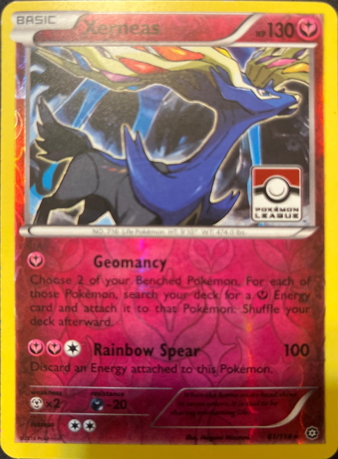 Steam Siege Xerneas [Pokemon-League] Pokémon card