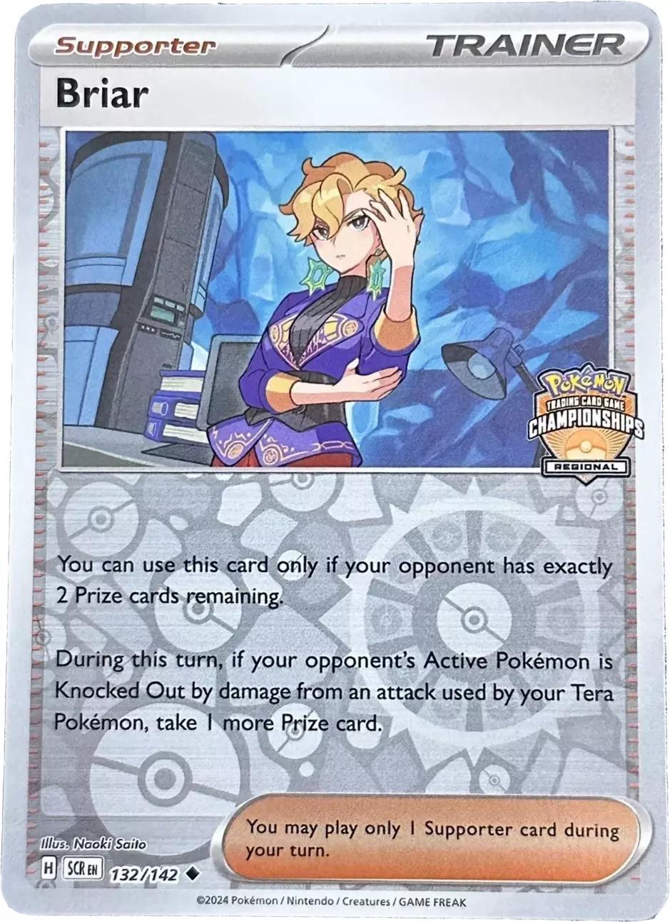 Stellar Crown Briar [Regional-Championships] Pokémon card