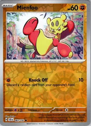 Mienfoo [Reverse Holo]