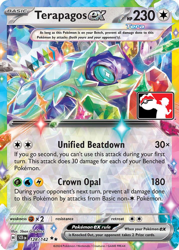 Stellar Crown Terapagos Ex [Prize-Pack] Pokémon card
