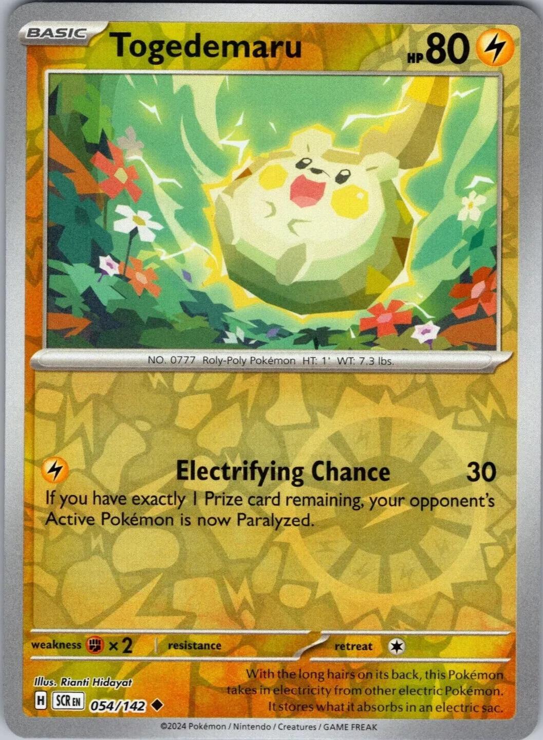 Togedemaru [Reverse Holo]