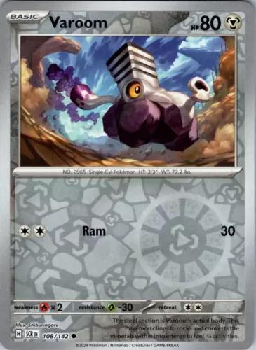 Stellar Crown Varoom [Reverse Holo] Pokémon card