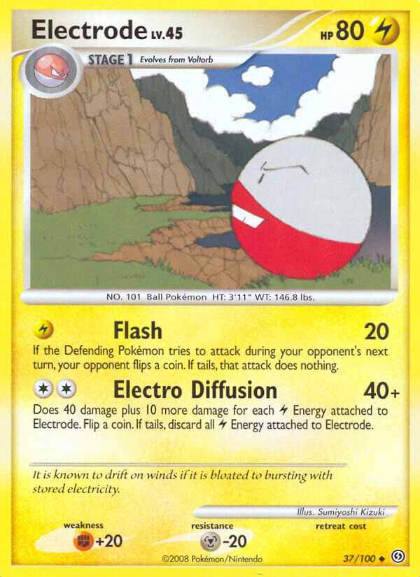 Stormfront Electrode Pokémon card