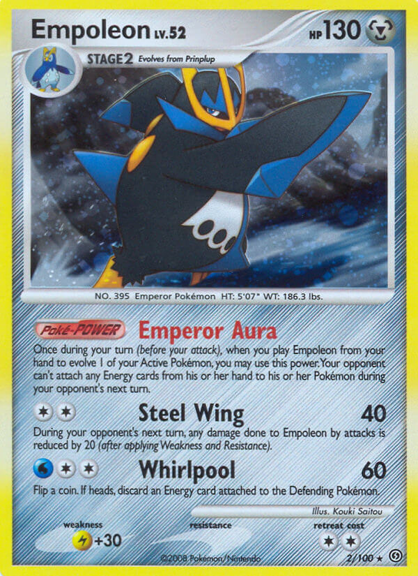 Stormfront Empoleon Pokémon card