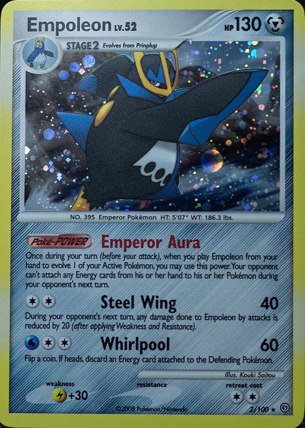 Stormfront Empoleon [Cosmic-Holo] Pokémon card