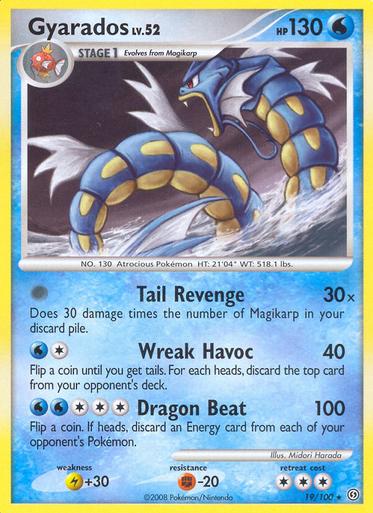 Stormfront Gyarados [Holo] Pokémon card