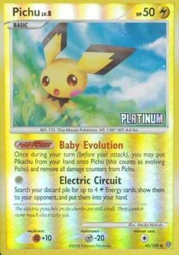 Stormfront Pichu [Platinum] Pokémon card