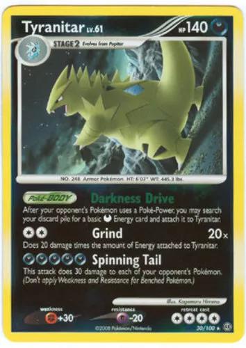 Stormfront Tyranitar [Cosmos-Holo] Pokémon card