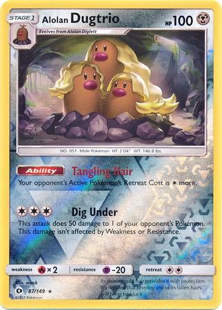 Alolan Dugtrio [Reverse Holo]