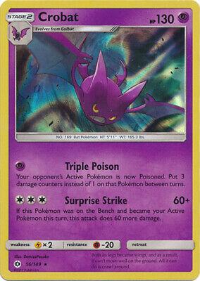 Sun & Moon Crobat [Holo] Pokémon card