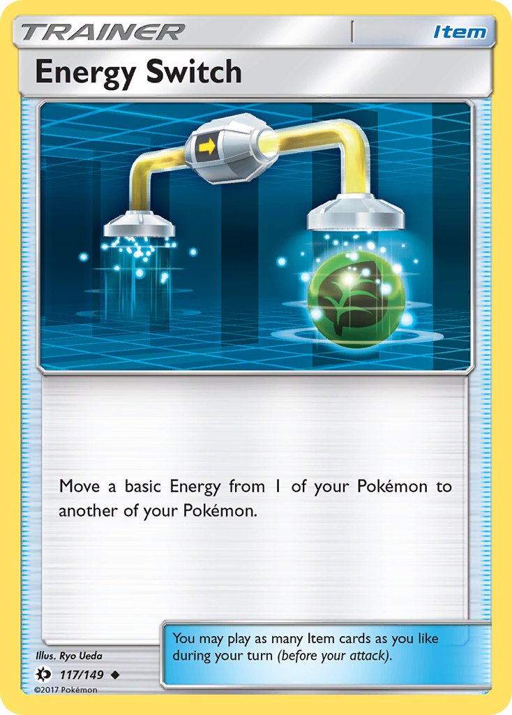 Sun & Moon Energy Switch Pokémon card