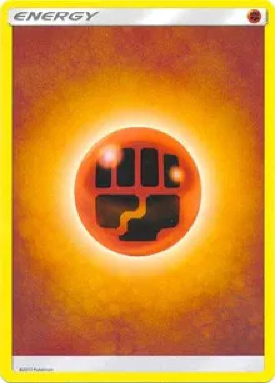 Sun & Moon Fighting Energy Pokémon card