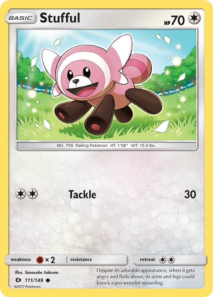 Sun & Moon Stufful Pokémon card