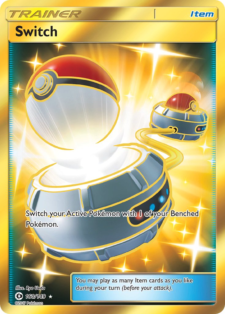 Sun & Moon Switch Pokémon card