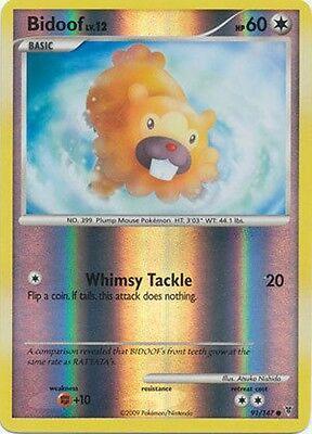 Supreme Victors Bidoof [Reverse Holo] Pokémon card