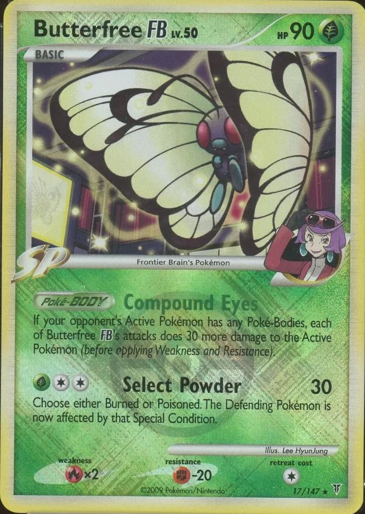 Supreme Victors Butterfree FB [Crosshatch-Holo] Pokémon card