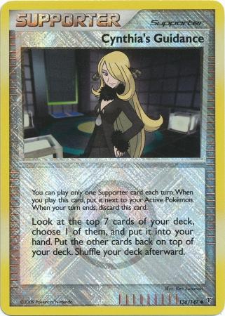 Supreme Victors Cynthia's Guidance [Crosshatch-Holo] Pokémon card